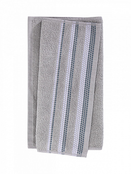 Набор махровых полотенец LUCKY 450gsm 40x60 (2шт) 100% Хлопок фиолетовый/белый D100401 000000000001227641