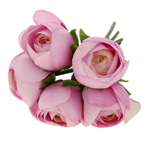 Цветок искусственный "Пионы" 5 бутонов 20см R010751 000000000001197541