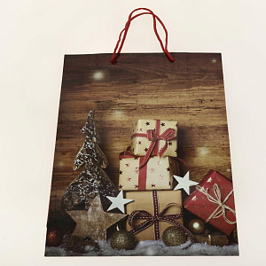 Подарочный бумажный пакет Премиум+, 45x33x10 см 000000000001036477