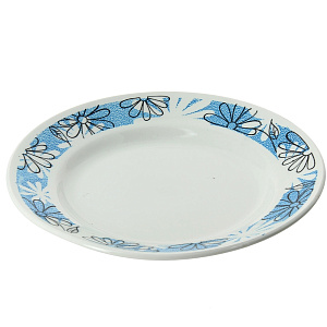 Мелкая тарелка Ромашки Кубаньфарфор, 17.5 см 000000000001005838