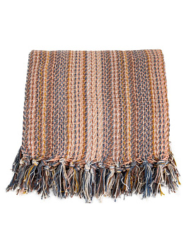 Плед 125х150см LUCKY COLOR STRIPE в ассортименте хлопок 000000000001227629