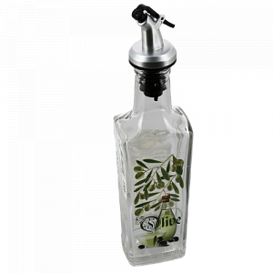 Бутылка с дозатором 250мл LARANGE для оливкового масла со специями стекло 000000000001202851