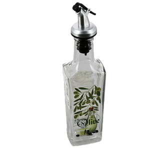 Бутылка с дозатором 250мл LARANGE для оливкового масла со специями стекло 000000000001202851