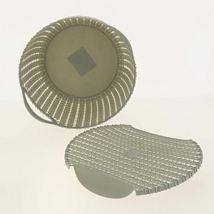 Корзина д/белья PC,16*26, сер. R02287 000000000001177315