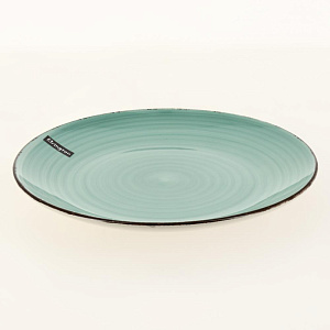 Тарелка обеденная 27см ELRINGTON АЭРОГРАФ Изумруд керамика 000000000001200767