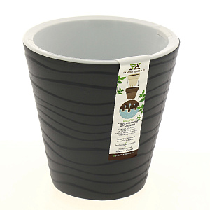 Кашпо Валенсия 2л D15,5 H16 антрацит 000000000001185583