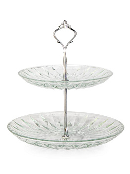 Этажерка-фруктовница 2 яруса стекло 000000000001228239