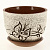 Горшок для цветов декоративный керамический Бабочка текстурный №3 2л ГК 8 000000000001200875