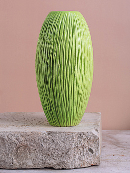 Ваза Европа малая салатовая 20 см ввр-24456 000000000001192001