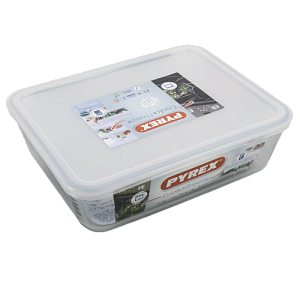 Форма для запекания 25x19x8см 2,6л PYREX COOK&STORE прямоугольная крышка стекло 000000000001105271