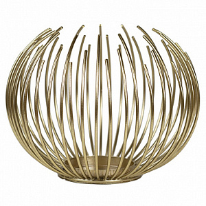 Подсвечник декоративный "Bowl" 11х11см металл золото R011276 000000000001200396