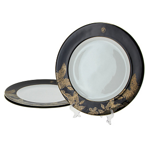 Набор обеденных тарелок Butterfly Valentin Yudashkin, фарфор, 3 шт. 000000000001164172