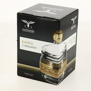 Банка для сыпучих продуктов 500мл ПРОМСИЗ Флирт стекло 000000000001202226