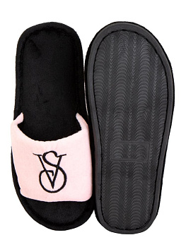 Тапочки домашние 36-37 женские VS открытые розовый полиэстер/ПВХ 000000000001228827