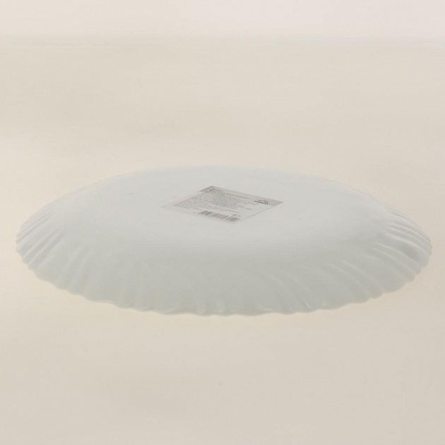 Тарелка плоская 24см янтарный стекло Коралл LHP95-JLX161 000000000001197453