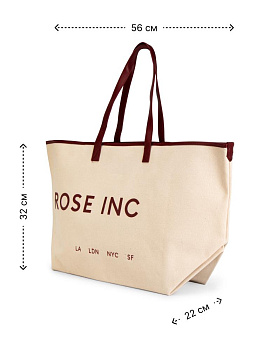 Сумка 56х22х32см ROSE INC ST молочный полиэстер 000000000001227182