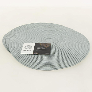 Набор салфеток сервировочных 3шт D32см DE'NASTIA изумруд 100% полипропилен 000000000001207918