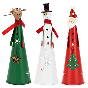 Декоративное украшение Игрушки конусные 19х6см MANDARIN железо окрашенное 000000000001209310