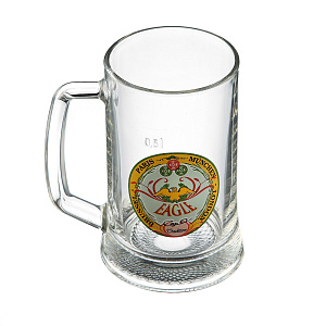 ДРЕЗДЕН Набор кружек для пива 2шт 500мл LUMINARC EAGLE с декором стекло H5549 000000000001134846