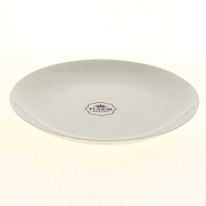 Тарелка обеденная 25,5см TUDOR ENGLAND Royal White белый фарфор 000000000001181753