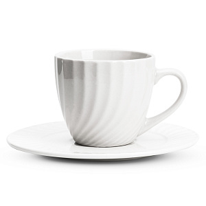 Пара чайная 220мл/15,5см Волна керамика 000000000001217957