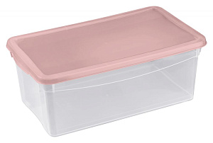 Ящик 33х19х12см 5л ECONOVA КРИСТАЛЛ универсальный бесцветный пластик 000000000001017409