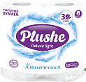 Бумага туалетеная 4шт 15м PLUSHE Natural 3х слойная 000000000001215218