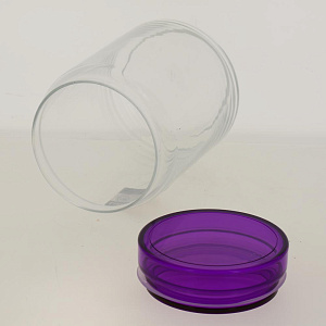 COLORLICIOUS Банка д/сыпучих 1л с фиолет крышкой L8343 000000000001182534