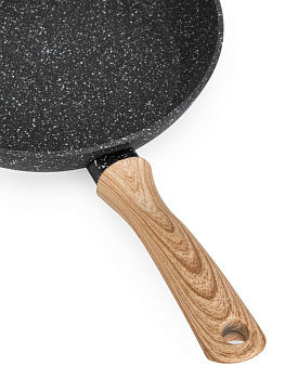 Набор посуды для приготовление 3 предмета (сковорода 24см/кастрюля 6л/крышка 24см) серый алюминий 000000000001229788