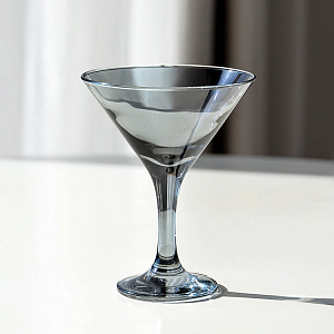 Бокал для мартини 190мл DE'NASTIA Радуга серый стекло 000000000001219957