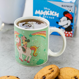 Термокружка 330мл DISNEY Минни Единорог подарочная упаковка фарфор 000000000001207132