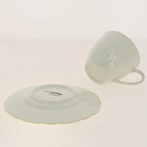 ILAY Чайная пара, чашка 200мл,  Отводка золото, костяной фарфор BNILY02CT520 000000000001189479