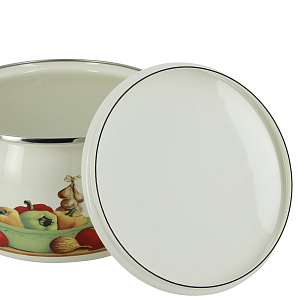 Кастрюля 3л Вилладжо металлическая крышка 000000000001067045