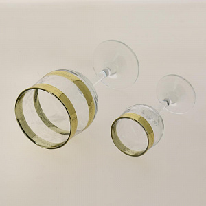 Набор 12 предметов ПРОМСИЗ Лоза (вино + водка) стекло 000000000001190644