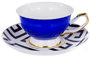 Пара чайная 200мл/блюдце BALSFORD Палитра Янира море фарфор 000000000001185936