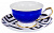 Чайная пара (чашка 200мл) BALSFORD Палитра Янира море фарфор 000000000001185936