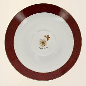 Чайная пара Стейчкол костяной фарфор 480мл, Дыхание Прованса Вишня,КРС-754 000000000001193670