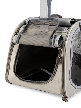 Переноска-сумка для животных 46х32х25см серая 000000000001227866