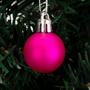 Декоративное украшение Набор шаров 12шт 3см серия Неоновая микс пластик 000000000001224121