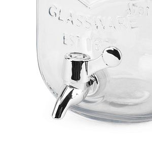 Банка для напитков 3л с краном стекло 000000000001217390