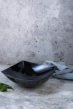 QUADRATO BLACK Салатник 24см LUMINARC опал 6931 000000000001067525