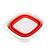 Складное ведро Fackelmann, красный, 5л, силиконовый 000000000001128060