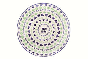 Тарелка 21см ф.кругМеандрHGP-W5467/T21 000000000001180374