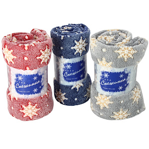 Плед DE'NASTIA Снежинка 150х200см 100%Полиэстер T040006 000000000001133499