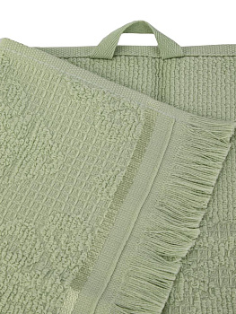 Полотенце кухонное 30х60см LUCKY светло-зеленый жаккард-махра хлопок 100% 000000000001225110