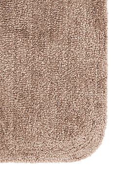 Коврик для ванной 60x100см DE'NASTIA Софт Микрополи бежевый хлопок/полиэстер 000000000001219254