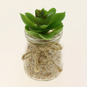 Цветок искусственный "Суккулент"  9-17смR010456 000000000001189320
