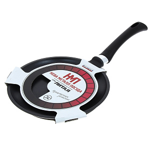 Сковорода блинная 24см НЕВА МЕТАЛЛ ПОСУДА антипригарное покрытие алюминий 000000000001121077