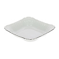Квадратный салатник Платиновая отводка Porcelaine Czech Gold Hands, 21 см 000000000001136293