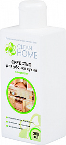 Средство для уборки кухни концентрат (антижир) CLEAN HOME 200мл 411 000000000001201245